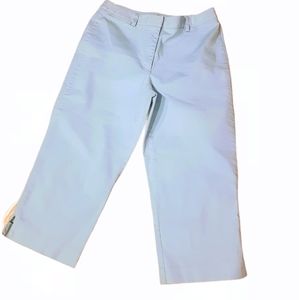 Baby Blue Capris by Liz Claiborne...Excellent Cond